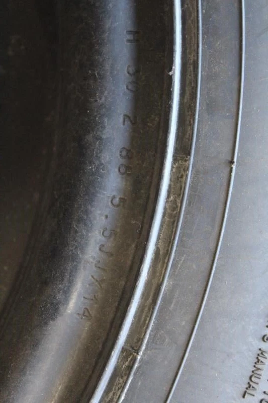 1989 FORD PROBE STEEL WHEEL 185 70 14 RIM WITH FALKEN TIRE 8/32" TREAD - Image 4 of 4