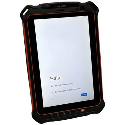 i.Safe IS930.1 8'' Tablet rugged 64GB Android IP68  MIL-STD-810H (Abdeckung fehlt