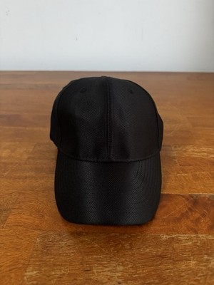 Happy Chef Black Hat Adjustable Adult Hook And Loop