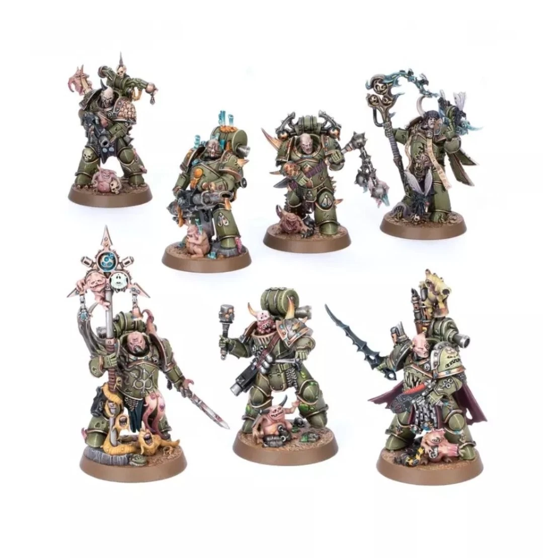 Death Guard Warhammer 40K Miniatures Unassembled & Unpainted for