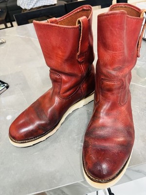 VTG 90s Redwing Boots SZ 9D Original Pecos Pull On Irish setter made IN   
