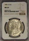 1901-O Morgan Silver Dollar NGC MS63 $1