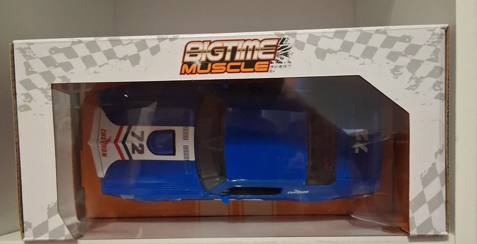 Pontiac Firebird #72 1972 modelo de coche fundido a presión 35026 Jada 1 24 Big Time Muscle como nuevo Foto 3 de 3