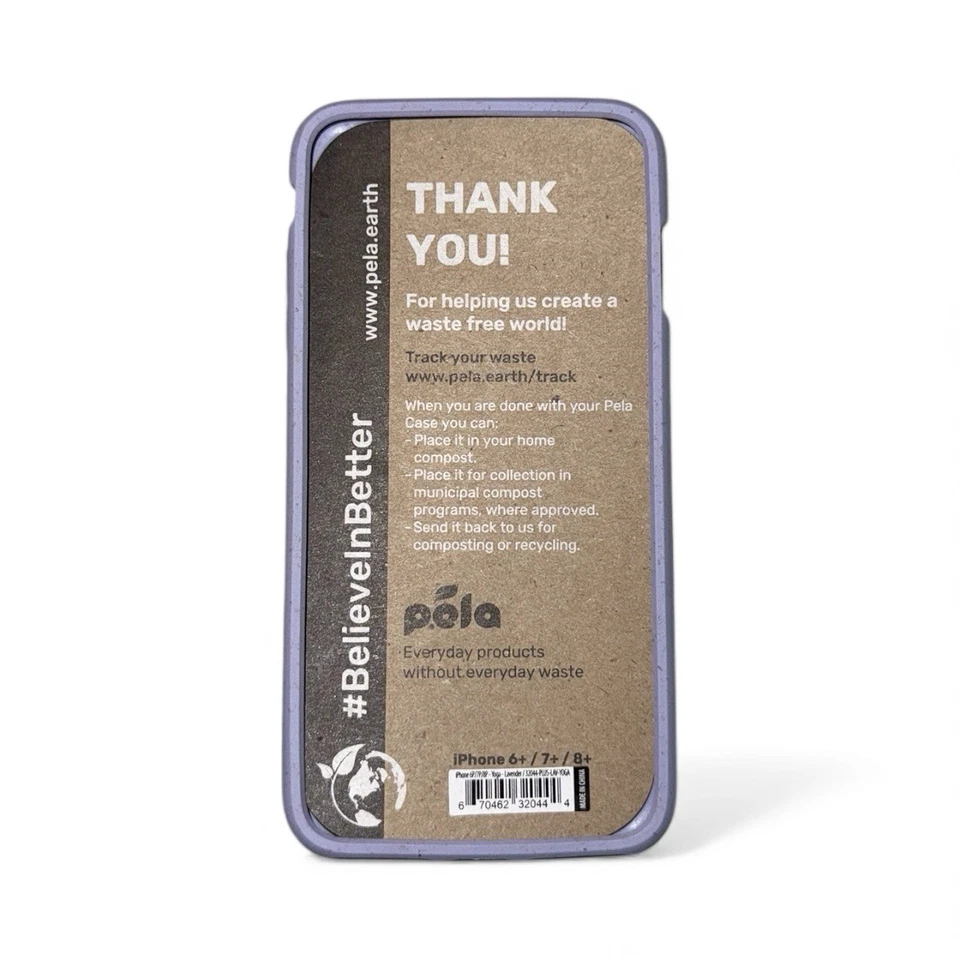 Funda de teléfono Pela para iPhone 6+/7+/8+ - Diseño lavanda Mandela - Ecológica Foto 2 de 2