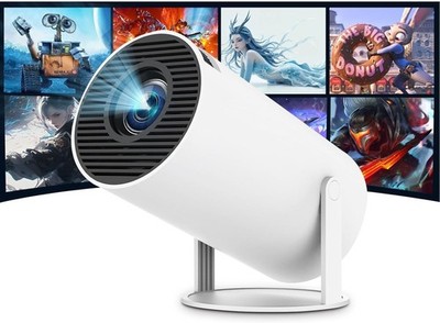 HY300 Pro Mini Portable Projector, Smart Projector Auto Horizontal Correction 72