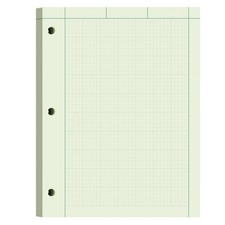 Engineering Paper 8.5 x 11, 100 Sheets Top Gl...