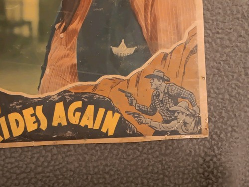 Cheyenne Rides Again 2 Orig 1937 Lobby Cards Western Tom Tyler Lon Chaney Jr - Picture 13 of 16