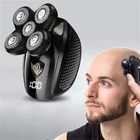Wet Dry 5D Electric Head Shaver for Bald Men Close Shave Bold Hair Razor Machine