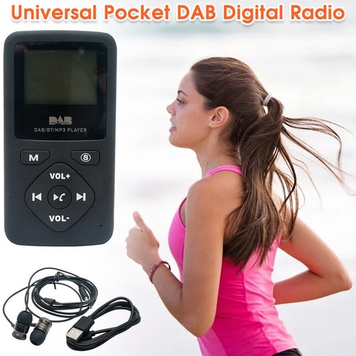 Mini Portable Pocket Digital LCD DAB FM Radio MP3 Player Bluetooth + Earphone AU - Picture 3 of 13