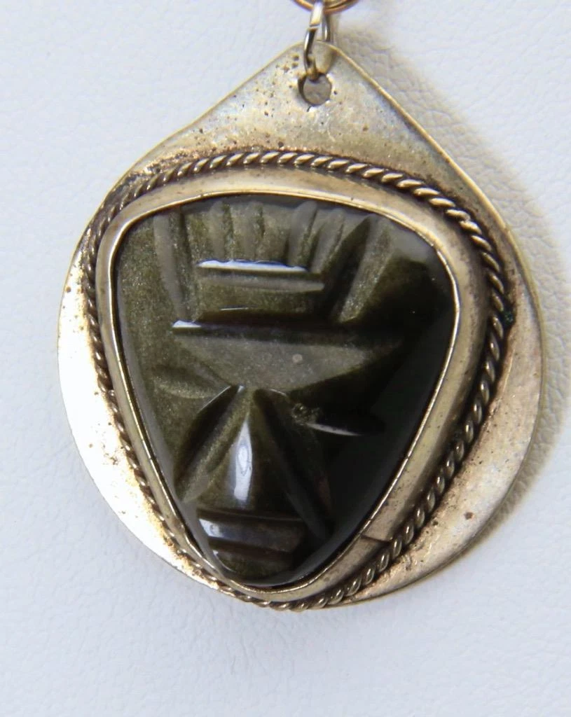 Aztec obsidian best sale necklace