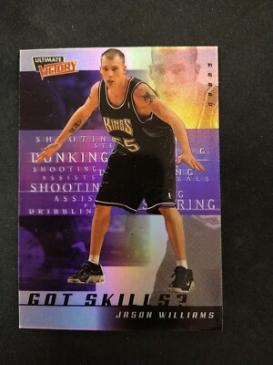  1999-00 UD Ultimate Victory Got Skills Jason Williams SACRAMENTO KINGS EH
