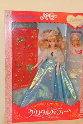 Japanische Barbie Puppe Modell CRYSTAL BARBIE von Ste BANDAI neu in Box
