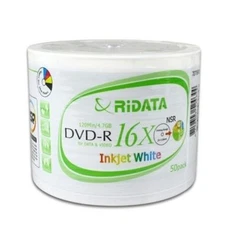 Ritek Ridata DVD-R 16X  Printable Blank media DVD Disc 