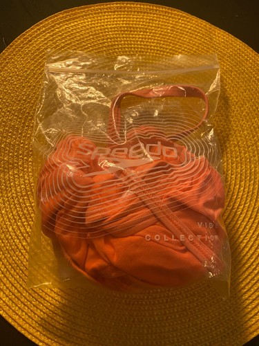 Speedo Endurance Neon Orange Swimsuit Size 28 Vibe Collection - Picture 8 of 8