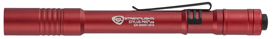 Lanterna Streamlight Stylus Pro® USB LED vermelha 66137 - Imagem 2 de 4