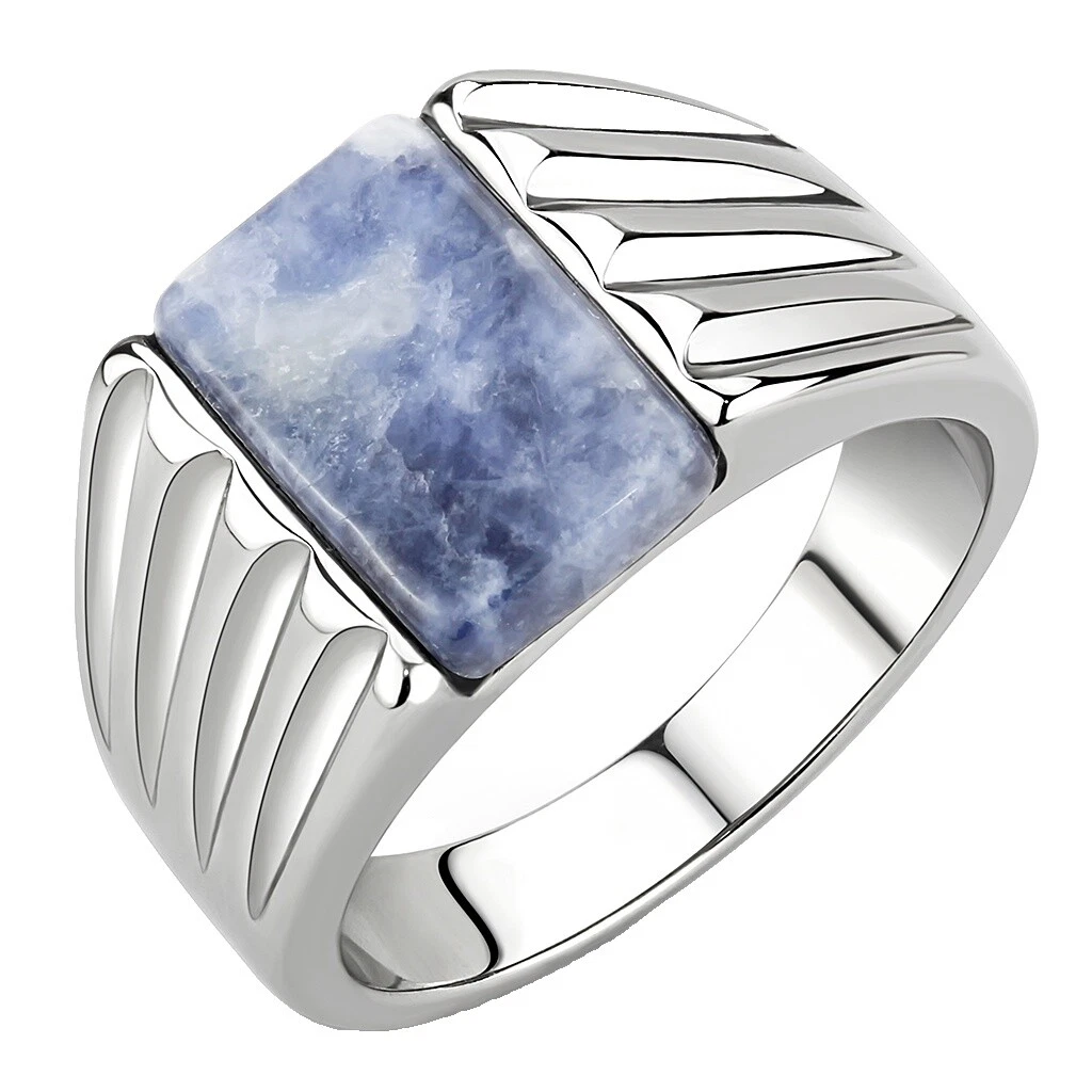 Anillos de moda Piedra SODALITA