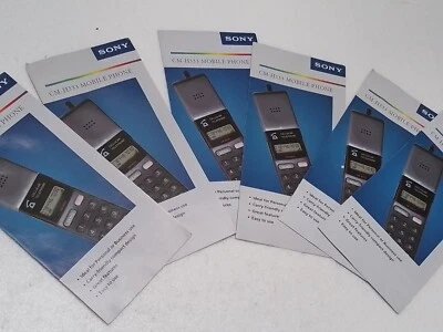 Vintage 90s Old mobile Phone Shop Display Sony Mars bar shop display leaflet 90s - Image 1 of 4