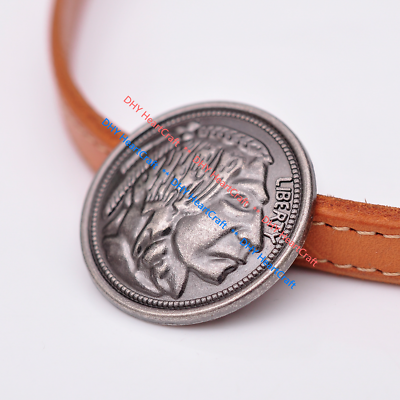 10PC Silver Indian Head Buffalo Nickel Western Saddles  display picture 3