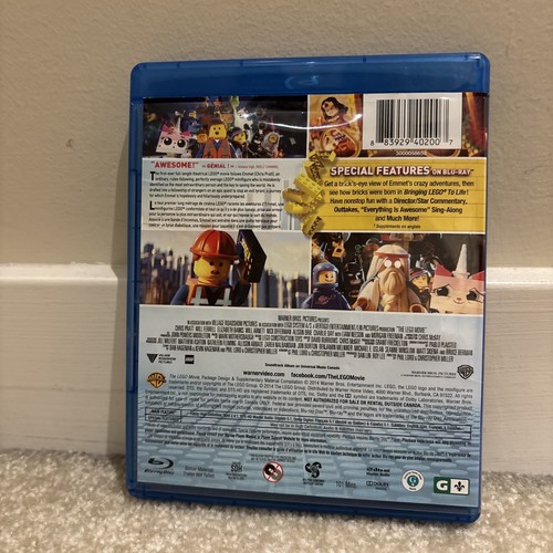 The Lego Movie Blu-Ray DVD Video 2 Disc 2014 - Picture 2 of 10