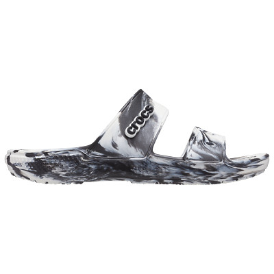 Crocs Classic Sandal Marbled Black/White Mens & Womens Unisex Adults MSRP $40