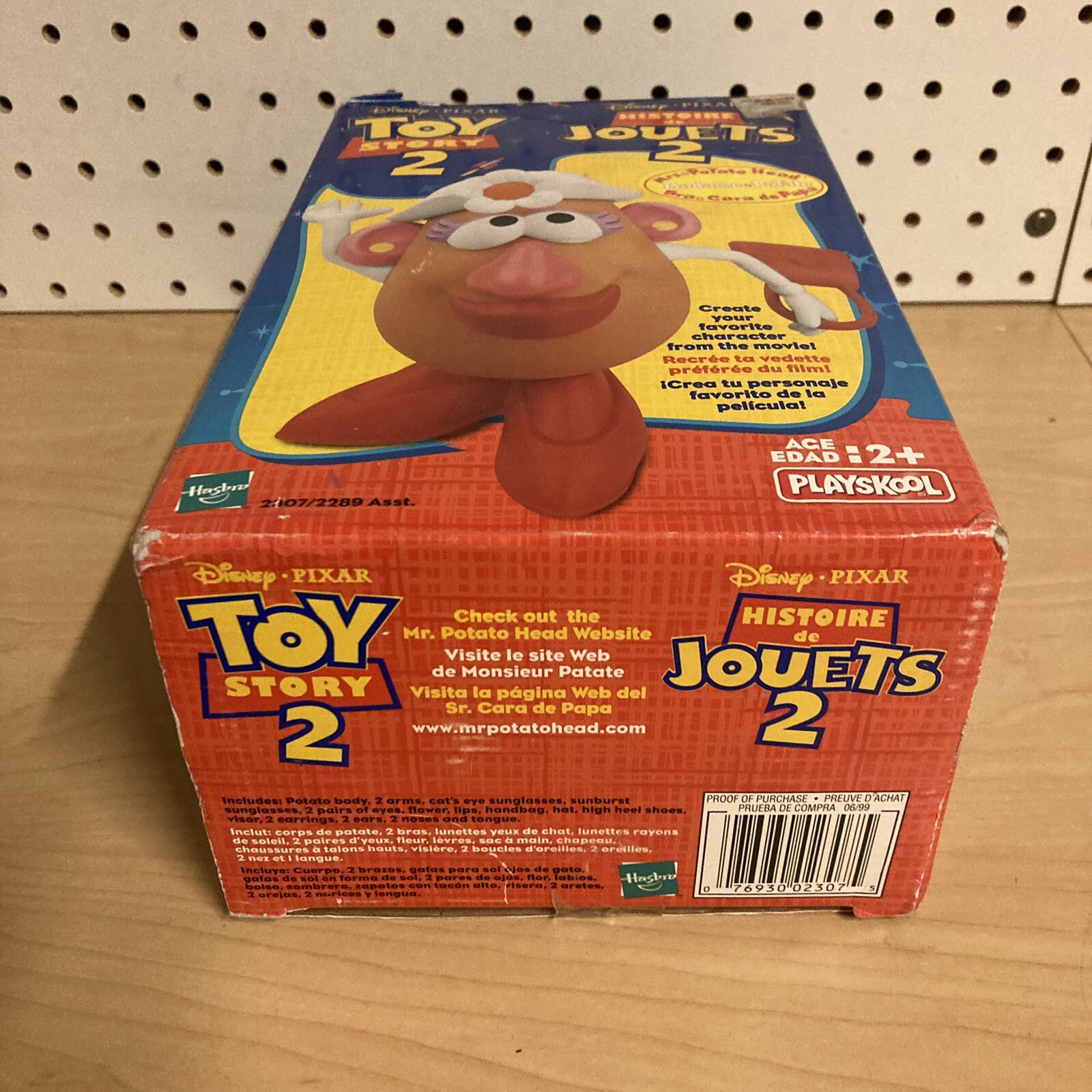 Hasbro Mrs Potato Head Toy Story 2 Disney Pixar Playskool Madam Patate