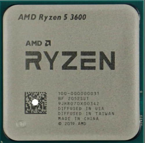 AMD Ryzen 5 3600 AM4 CPU Processor R5 3600 6Core Twelve-Thread 3.6GHz 32M