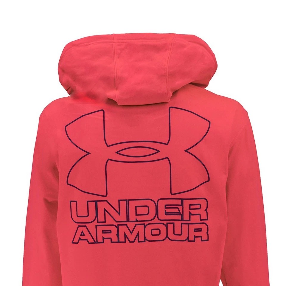 Mujer UA Under Armour Cold Gear Logo Atlético Gimnasio Cremallera Completa Sudadera con Capucha Nueva Con Etiquetas Foto 3 de 3