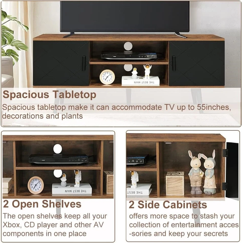 Muebles Para La Sala TV Centro De Entretenimiento Mueble Modernos Madera Cuarto - Изображение 4 из 4