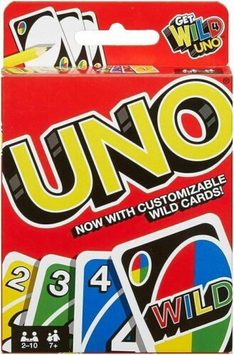 New UNO WILD Card Game 112 cards Family Children Friends Party UK - Picture 2 of 4