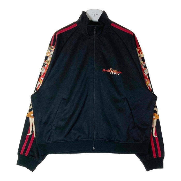 DOUBLET 18AW18BL78 CHAOS EMBROIDERY TRACK JACKET BLACK SIZEm DOUBLET 18AW18BL78 CHAOS EMBROIDERY TRACK JACKET BLACK SIZEm
