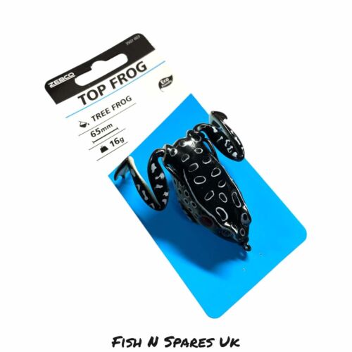 ZEBCO TOPWATER FROGS 16g FLOATING TREE + POOL 65mm PREDATOR PIKE FISHING - NEW - Picture 10 of 11