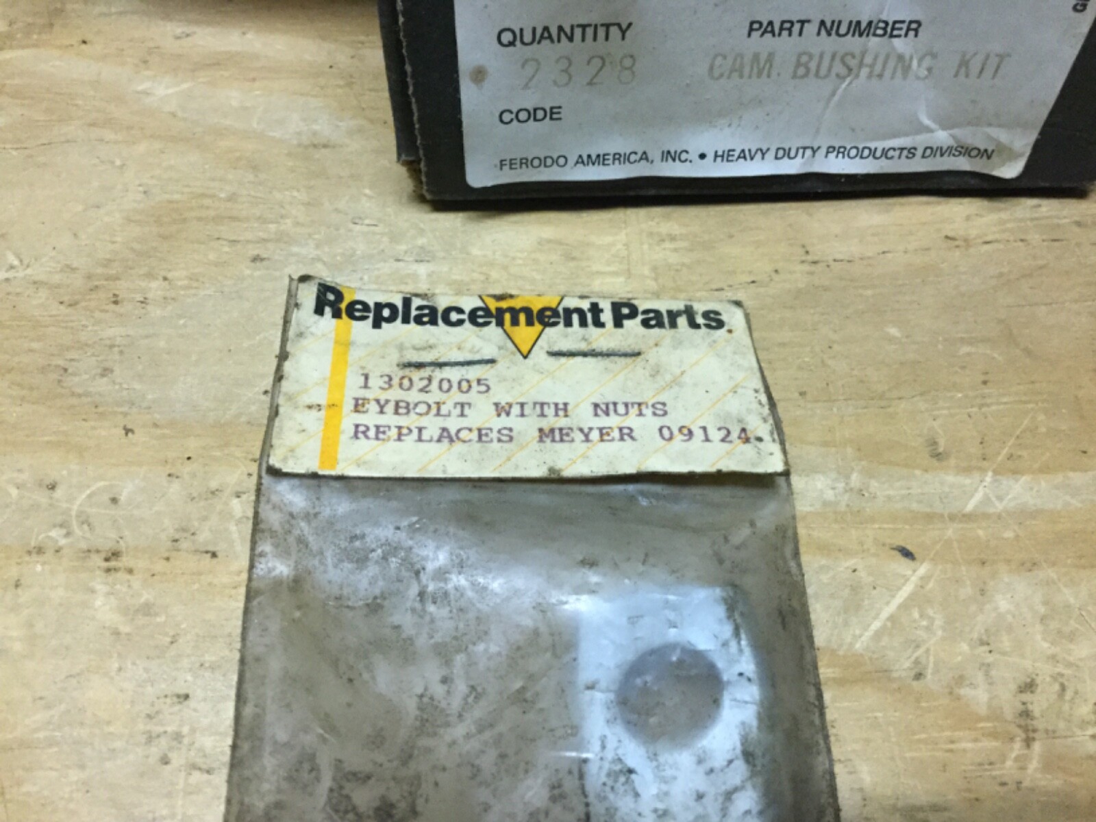 1302005 Snow Plow Eye Bolt w/Nuts for Meyer/Diamond 09124 Western 90493