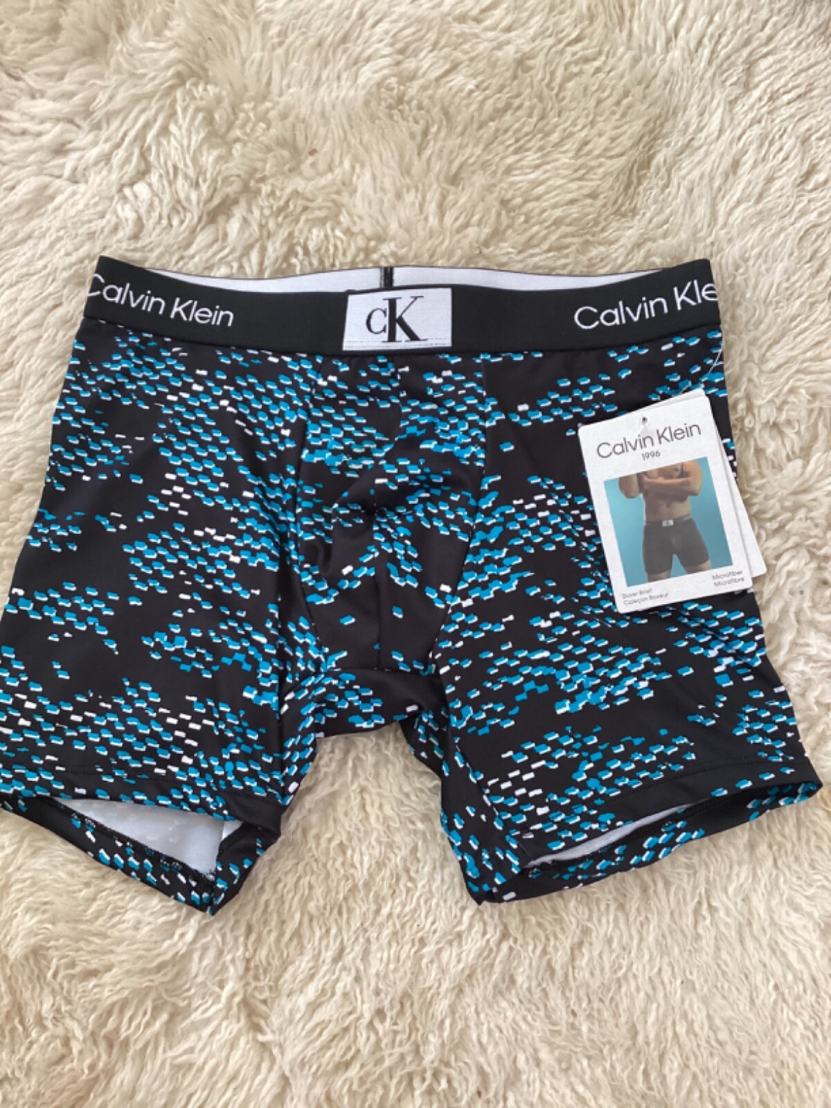 1 CALVIN KLEIN BOXER BRIEF MICROFIBER 1996 NB3407 $24 thumbnail 14
