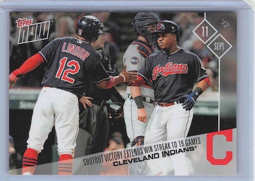 2017 Topps Now 588 CLEVELAND INDIANS®