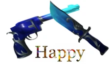 FROSTFADE KNIFE & GUN🖤💙FAST DELIVERY!!!🖤💙MM2 LEGENDARY CHRISTMAS 2023 ROBLOX