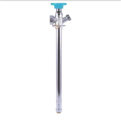1/2'' x 12'' Push-to-Connect Anti Siphon Frost Free Silcock Valve, 3/4'' MHT Outlet