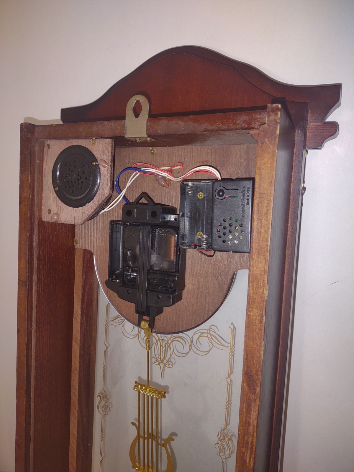 Chime Wall Clock Daniel Dakota Westminster Chime Quartz Clock. Works 27 Inches eBay