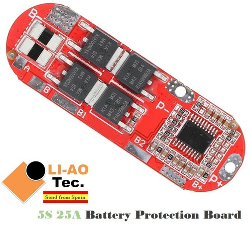 24V 6S 40A 18650 Li Ion Lithium Battery Protect Board Solar Lighting Bms Pcb With Balance For