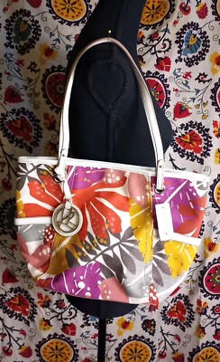 Kim Rogers Tropical Heather Medium Tote New With Tags