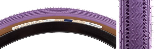 Gravel King SS Panaracer 700 x 45c TLR Purple / Tan Brown Folding Tuff Tex ZSG