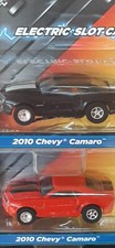 New Auto World One Red One Black 2010 Chevy Camaro Xtraction 2 Car Set Runon AFX