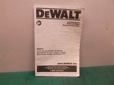Manual only for a Dewalt DCS573 Cordless Circular Saw