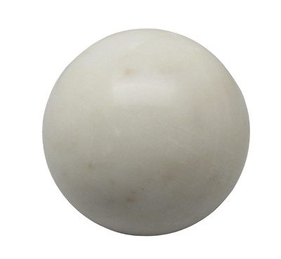 PD Home & Garden White Marble Farmhouse Sphere Rustic Garden 3 inch Diameter