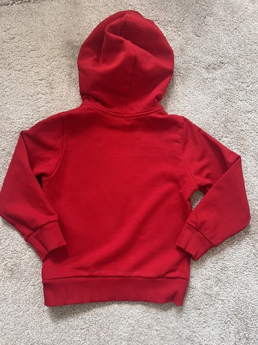Kids Boys Diesel Red Hooded Jumper Hoodie Streetwear Age 6 - Picture 6 of 6