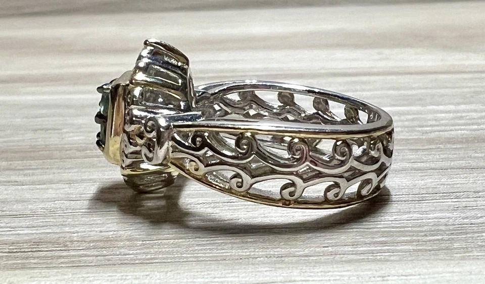 Anillo de cóctel de alejandrita Gems En Vogue 0,34 ctw, talla 5 Foto 3 de 4