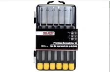 Tool Bench Hardware Precision Screwdrivers with Plastic Cases, 6-pc. Sets