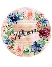 WELCOME SPRING DESIGN Metal Sign PLEASE READ DESCRIPTION 