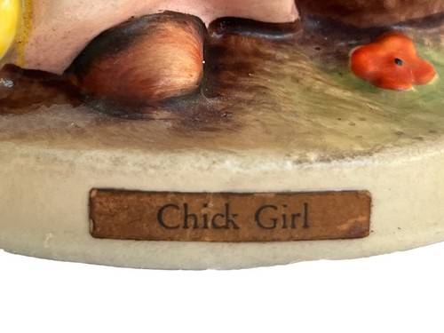 M. I. Hummel “Chick Girl” Vintage Porcelain Figurine 57/0 TMK-3 1960 - 1972 - Bild 2 von 8