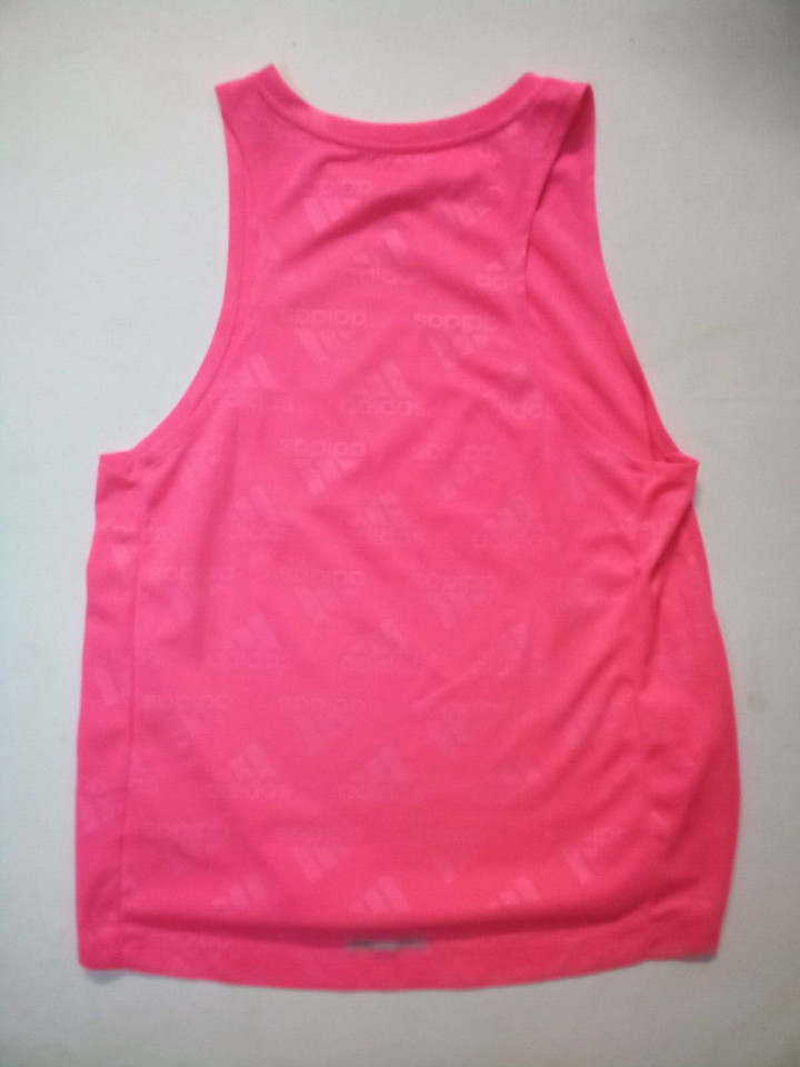 adidas Running Aeroready, Women's Pink Polyester Tank Top; Size S