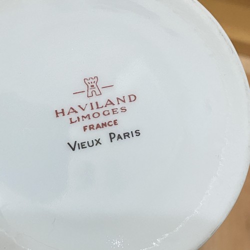 HAVILAND Limoges France VIEUX PARIS Vert Pattern Floral Gold Gilt 6.5” Vase - Picture 12 of 13